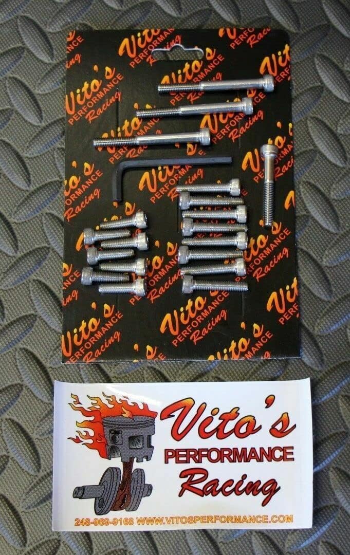 vitos performance Vito's Performance Stainless BOLT KIT fits Yamaha Banshee: Clutch + Stator Cover - Image 1